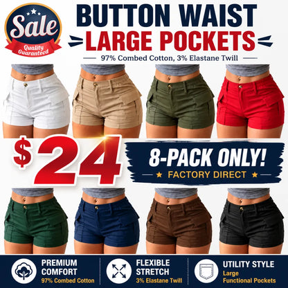 ⭐ Women’s summer cargo shorts