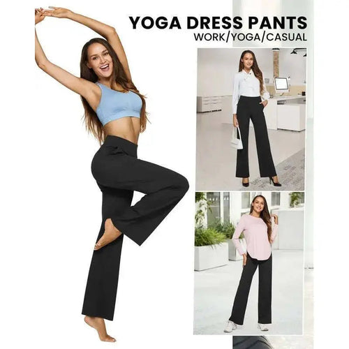 💚 Business Casual Yoga Dress Pants with Pockets