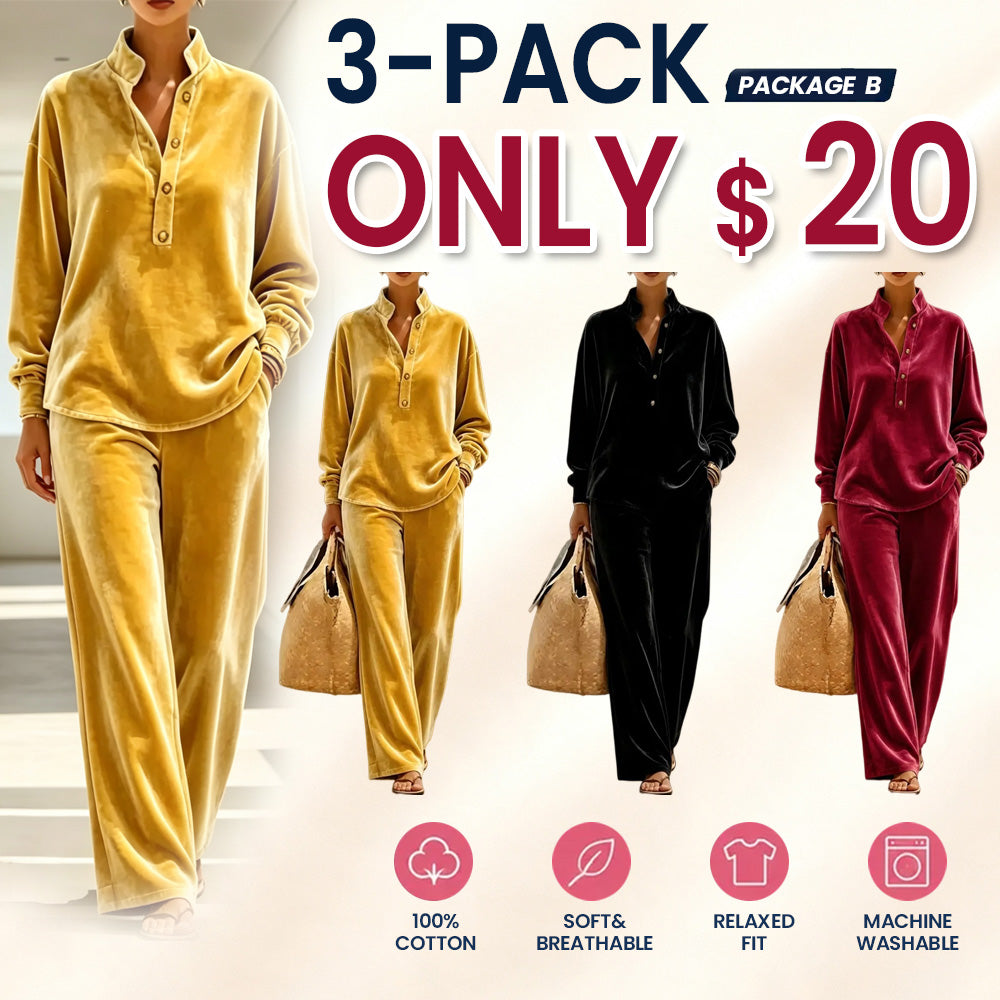 🔥 Loose And Cozy Velvet top And Pants