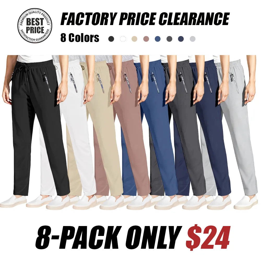 Women's Ultra Stretch Ice Silk Comfort Casual Pants1