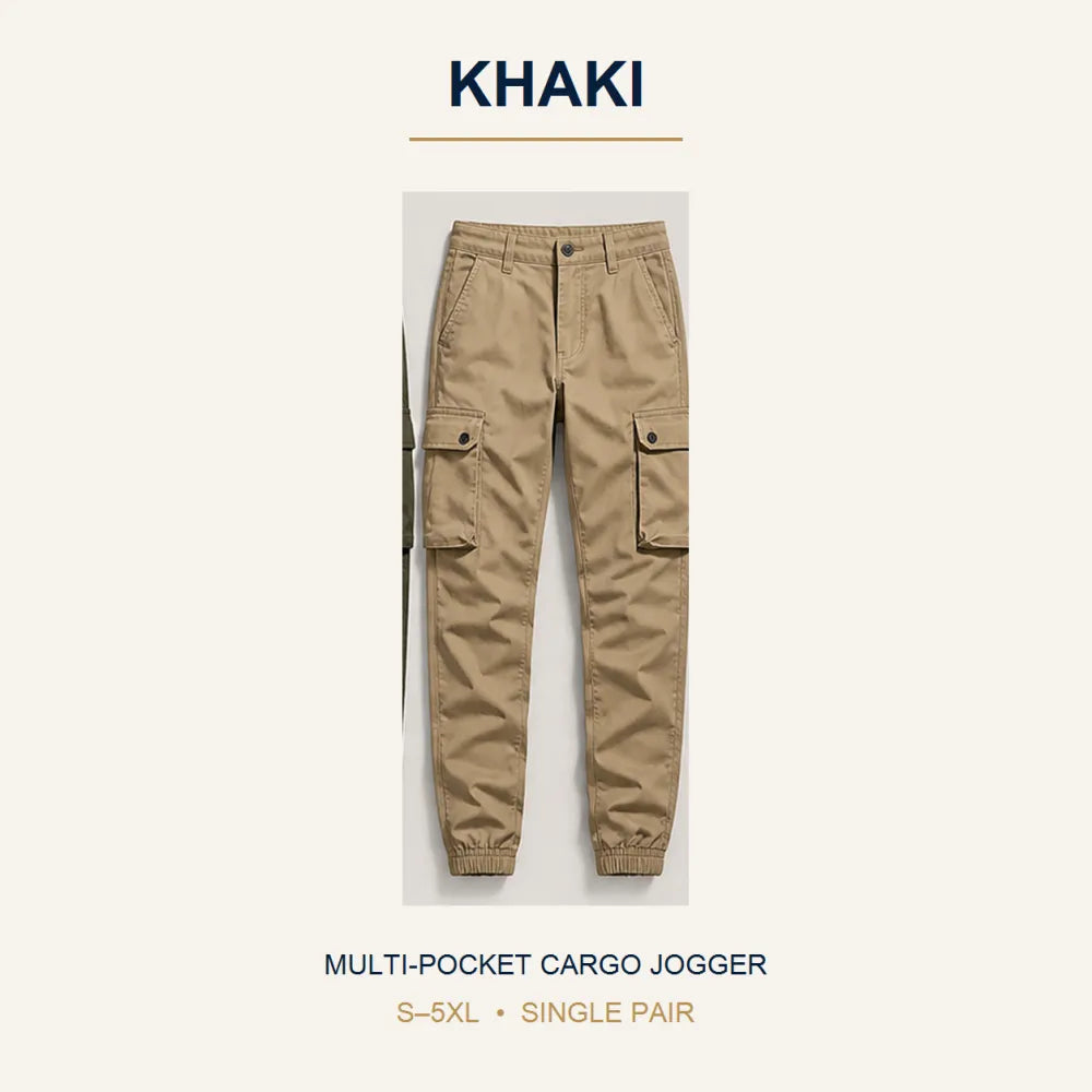🔥 8-Pack $25 / 16-Pack $32 – Men's Multi-Pocket Cargo Jogger Pants