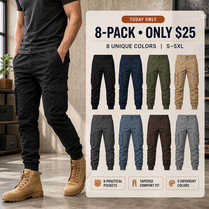 🔥 Men's Multi-Pocket Cargo Joggers