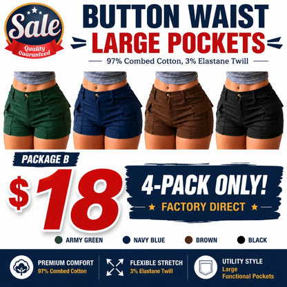 ⭐ Women’s summer cargo shorts