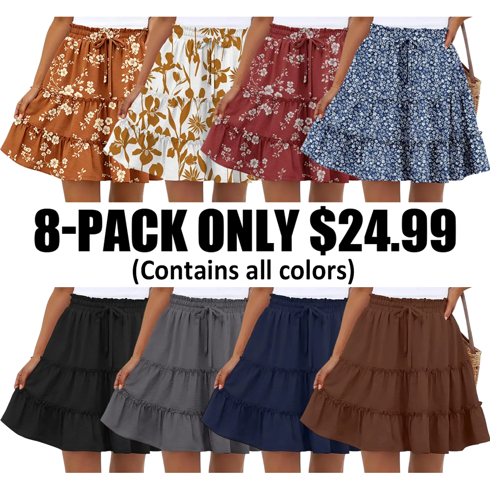 🔥 Women's Bohemian Style Midi Skirt
