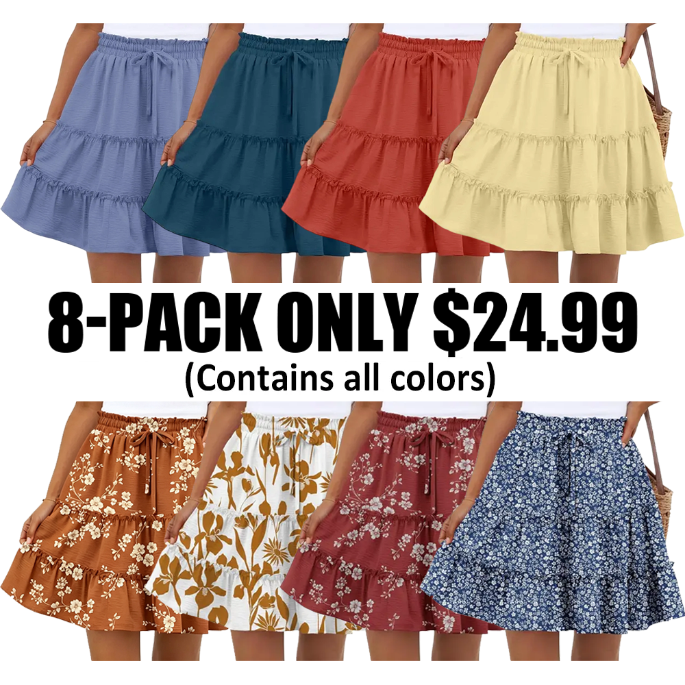🔥 Women's Bohemian Style Midi Skirt