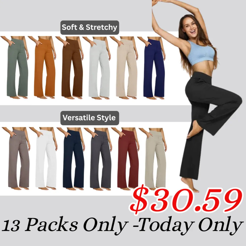💚 Business Casual Yoga Dress Pants with Pockets