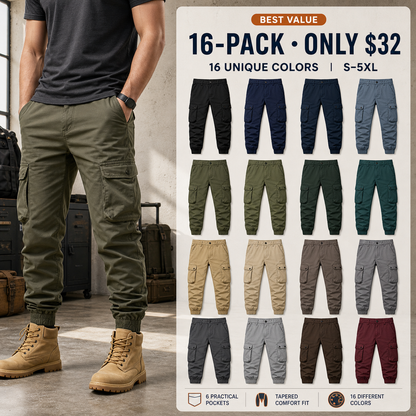 🔥 Men's Multi-Pocket Cargo Joggers